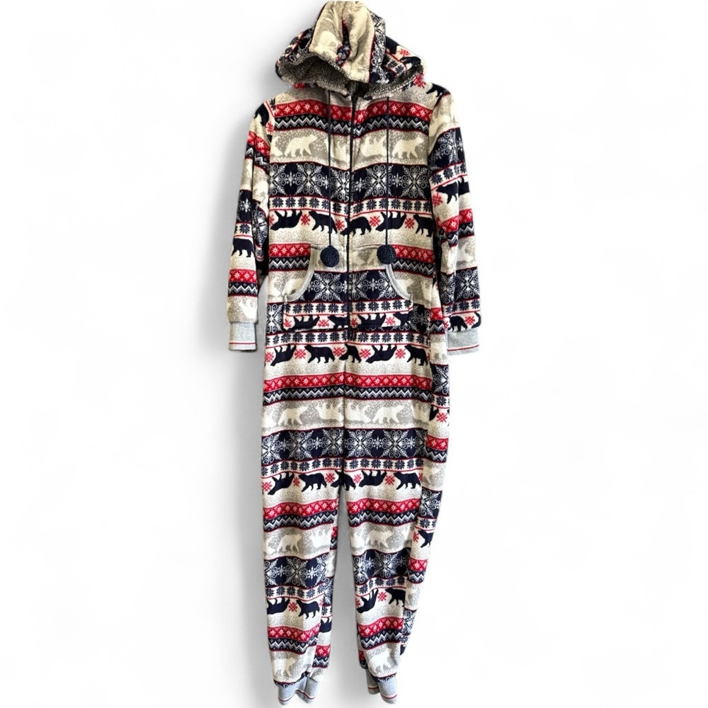Charisma COZY Vibrant Pink and Navy Onsies